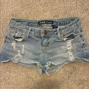 ZCO Blue Distressed Jean Shorts